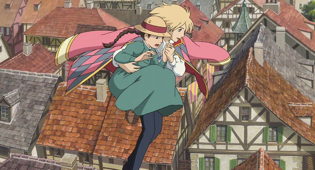 Studio Ghibli scena animazione Miyazaki