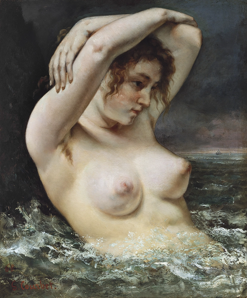 Gustave Courbet, La donna fra le onde, 1868, Metropolitan Museum