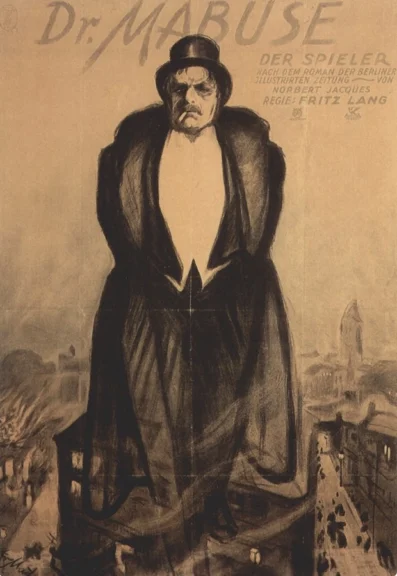 dr. mabuse fritz lang carta celluloide stampa