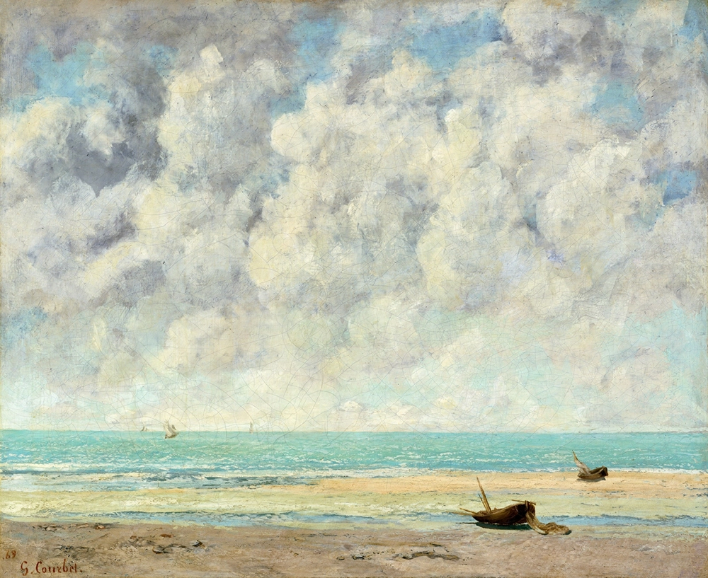 G. Courbet, Il mare calmo, 1869. Olio su tela, 59.7 x 73 cm