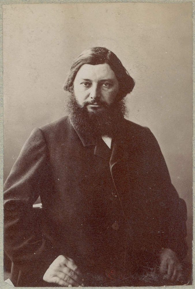 Gustave Courbet, fotografia dell'Atelier Nadar, c. 1860