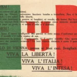 Traduzione italiana del volantino scritto da Ugo Ojetti, lanciato su Vienna il 9 agosto insieme a quello di D’Annunzio