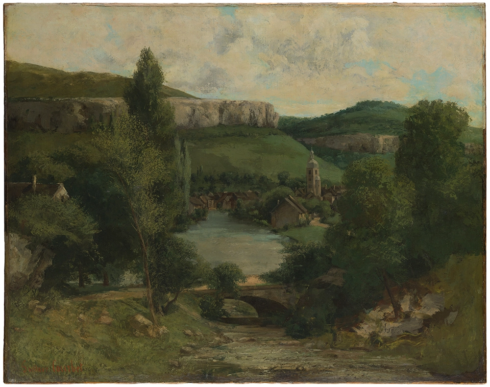 Gustave Courbet, Vista di Ornans