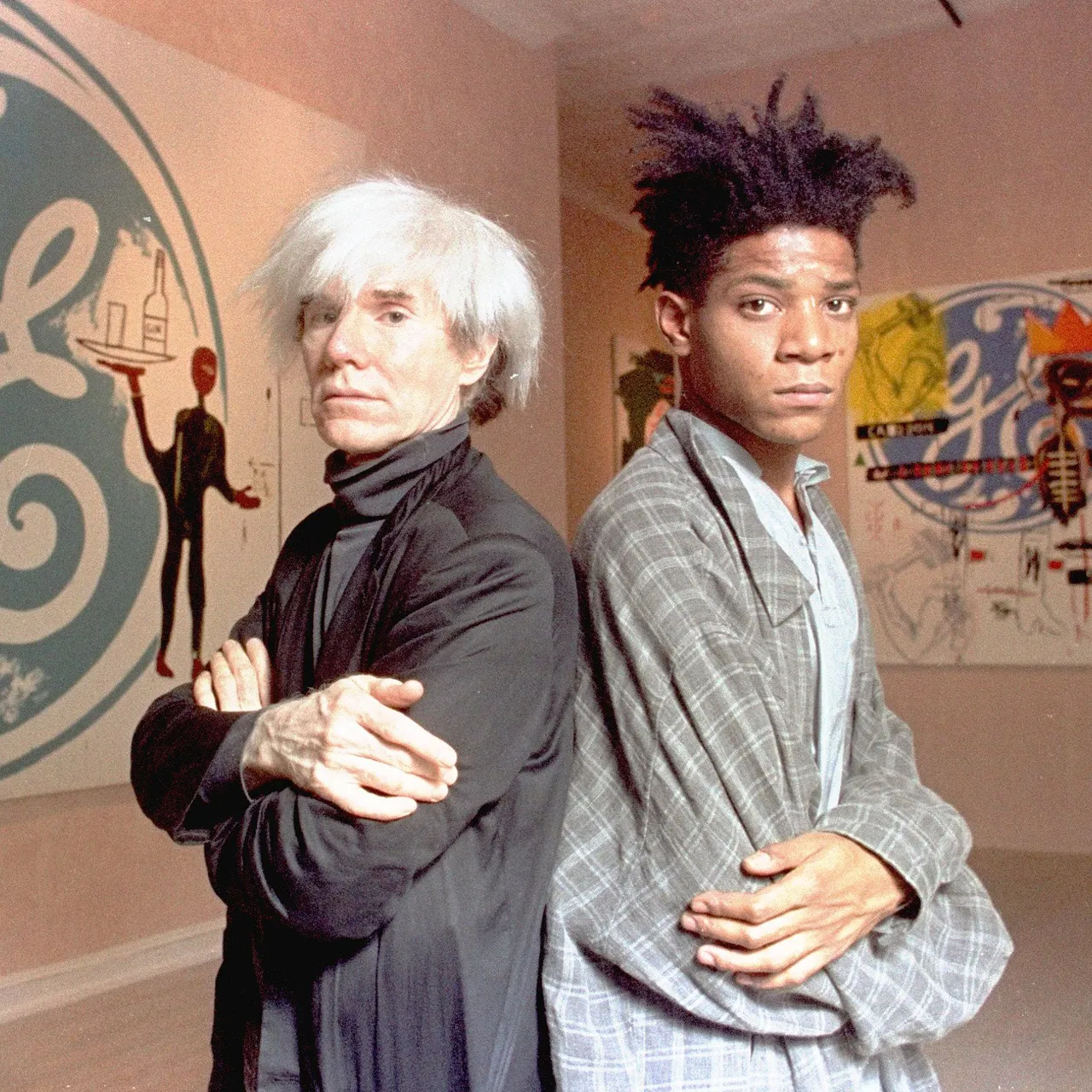 Andy Warhol Jean-Michel Basquiat 1985