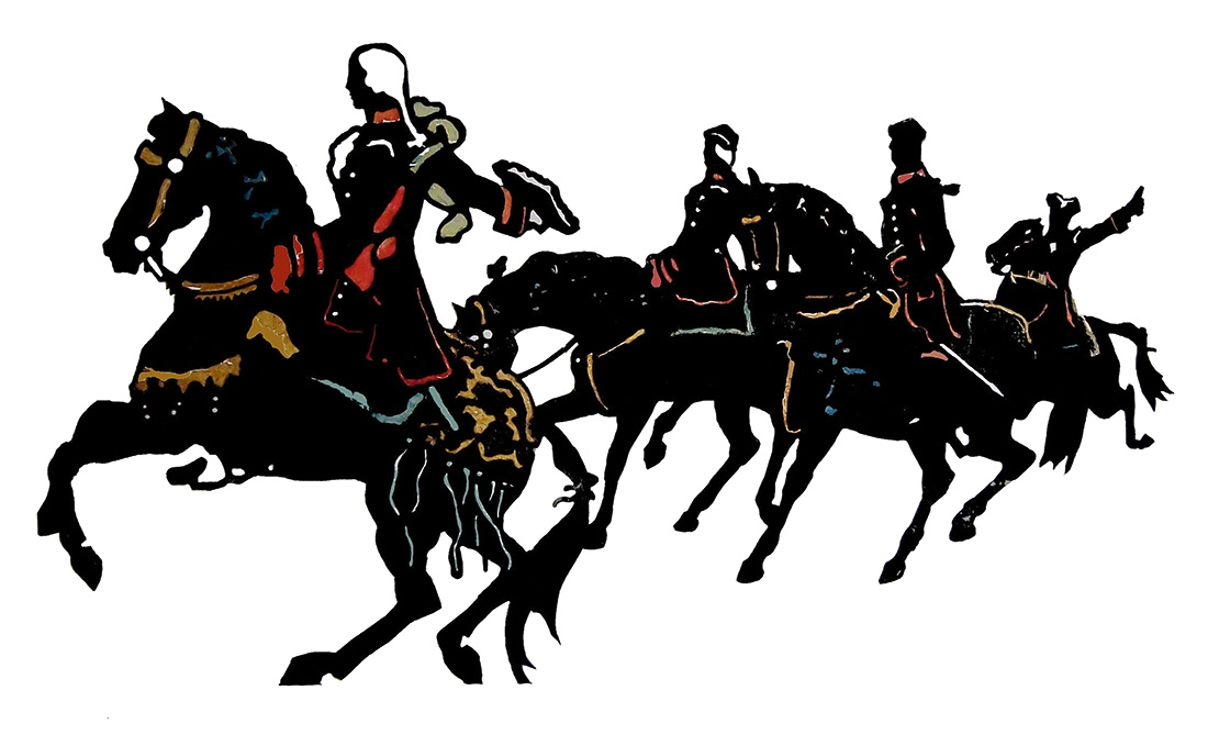 Silhouette in zinco, Cabaret Chat Noir, Francia, 1895 ca.