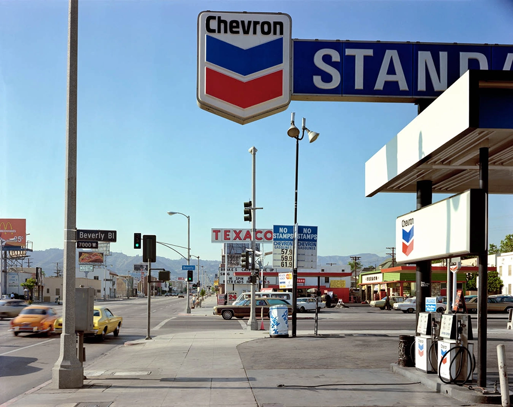 Stephen Shore, Beverly Boulevard and La Brea Avenue, Los Angeles, 1975
