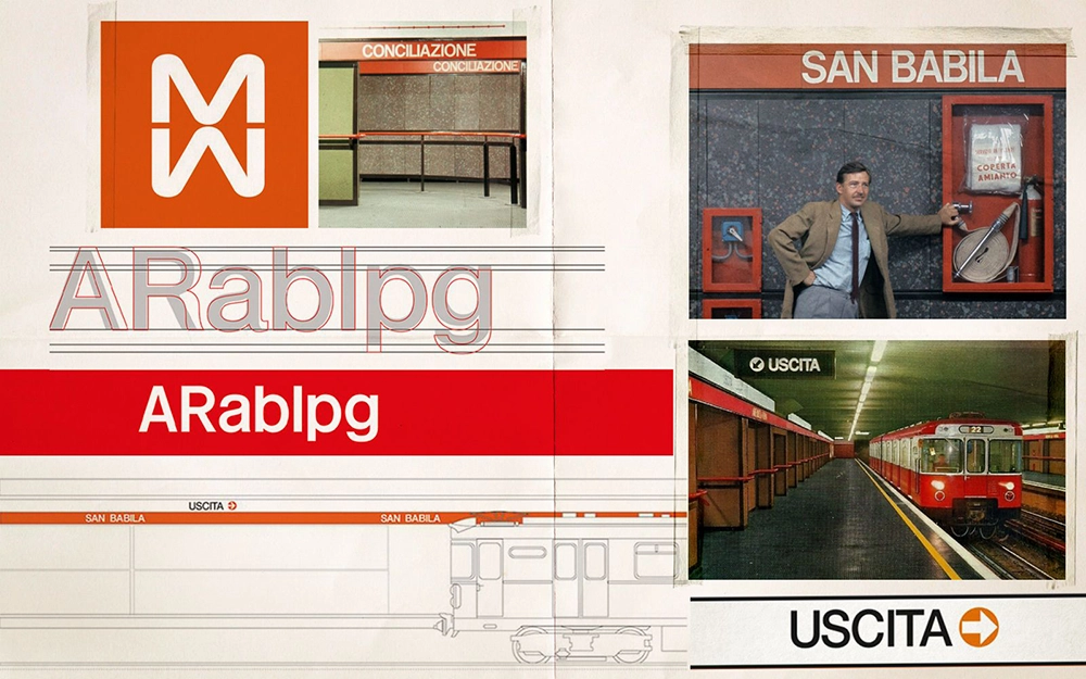 Bob Noorda, Segnaletica per la Metro di Milano