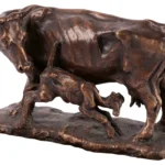 Radici • Ligabue Scipione Zavattini 9 Annunziata Scipione Nutrice, 1949 bronzo, cm 27 x 10 x 19 (Tiratura 1500 es)